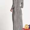 Evening Shimmery Wrap Front Slit Dress thumb 1