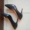 Black leather heels 3 inch size 38 thumb 0