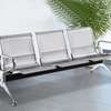 3-Seater Metallic Reception Bench thumb 1