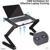Laptop Stand With Cooling Fan Adjustable Folding thumb 1