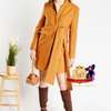 Camel Belted Coat Made In UK thumb 0