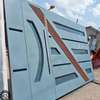 Decorative Iron steel top security heavy modern gates thumb 1