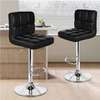 Adjustable Leather Armless Swivel Counter Barstool thumb 5