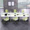 Office Workstation - 4 way modular workspace thumb 1