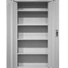 Office Cabinet : Grey Lockable Two-Door Steel Filing Cabinet thumb 7