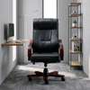 Executive high back leather office chair thumb 4