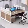 Office Desk: 4-Way Modular Office Workstation thumb 3