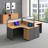 2 Way Curved Modular Imported Office Workstation Desk thumb 5