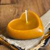 Love Heart Pure Beeswax Candle thumb 3