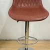Barstool; Sophisticated Faux Leather Barstool thumb 0