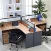 Office Workstation: 2-Person Curved Workstation thumb 4