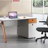 Modern Modular Office Workstation with Cubicle Frames thumb 5