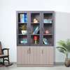 Serenity 3 Door Book Case in Brown thumb 0