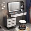 Dresser;  Modern Makeup Vanity Desk with Mirror, Lights, thumb 1