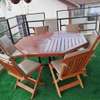 Garden Shade Sets With 6 Foldable Chairs + 12 Cushions thumb 4