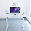 White Height Adjustable Standing Desk thumb 3
