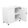 Wooden Office Storage Cabinet 2-Door Lockable Cupboard thumb 2
