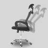 Ergonomic Secretarial Office Chair with Adjustable Headrest thumb 3