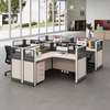 Officedesk;2 Streamlined Partition Panels Office Workstation thumb 4