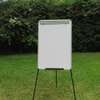 CLASSIC STEEL EASEL WHITEBOARD PORTRAIT ORIENTATION, ALUMINUM FRAME, ON A TRIPOD STAND & PORTABLE! thumb 2