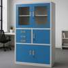 Office Cabinet: Blue Filing Cabinet With Safe thumb 0