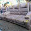 Hot easter offers !!! Brown 5 seater semi recliner thumb 1