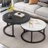 Round Nesting Coffee Table Set thumb 7