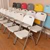 Office Chair:  Folding White Dinner Chair thumb 3