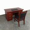 Office Desk: 1.2m Mahogany Desk With Premium Finish thumb 0