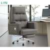 Office Chair: Director Boss Leather Pillow Ergonomic Chair thumb 3