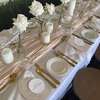 Elegant Gold Cutlery Table Setting with White Porcelain thumb 0