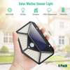 4 pack 100LED Solar Powered PIR Motion Sensor Wall Light Outdoor Garden Lamp 3 Modes thumb 3