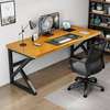 Office Desk; Rectangular Wooden Metal Framed Office Desk thumb 6
