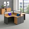 2 Way Curved Modular Imported Office Workstation Desk thumb 4