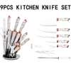 9pc  Kitchen Knife set thumb 0