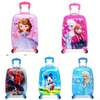 Cartoon themed kids trolley bag thumb 0