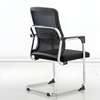 Office Chair: Mesh Office Visitor Chair, Black Frame thumb 2