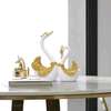 ✅New Design Luxury Resin Creative Swan Couple thumb 1