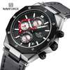 NAVIFORCE  Chronograph Luxury  Leather Wristwatch NF8028 thumb 1