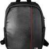 BMW Carbon PU Red Stripe Computer Backpack thumb 0