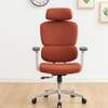 High-Back Ergonomic Home Office Chair – Orange thumb 4