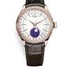 Rolex Cellini Moonphase White Dial Leather Strap Men’s Watch thumb 3