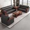 Office Sofa: 5 Seater Leather Sofa Set thumb 0