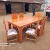 6 seater solid mahogany dining table sets thumb 3
