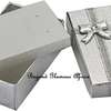 Grey cardboard jewelry gift box thumb 0