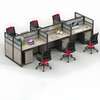 Workstations: 6 Way Team Productivity Modular Workstation thumb 2