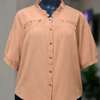 Elegant Ruffle Neck Button-Up Blouse thumb 1