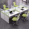 Office Workstation - 4 way modular workspace thumb 0