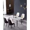 Marble Surface Dining Table Set thumb 5
