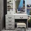 Dresser: White Dressing Table With Mirror In Mummius thumb 2